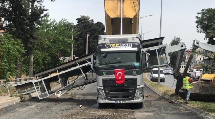 İzmir'de damper kazası