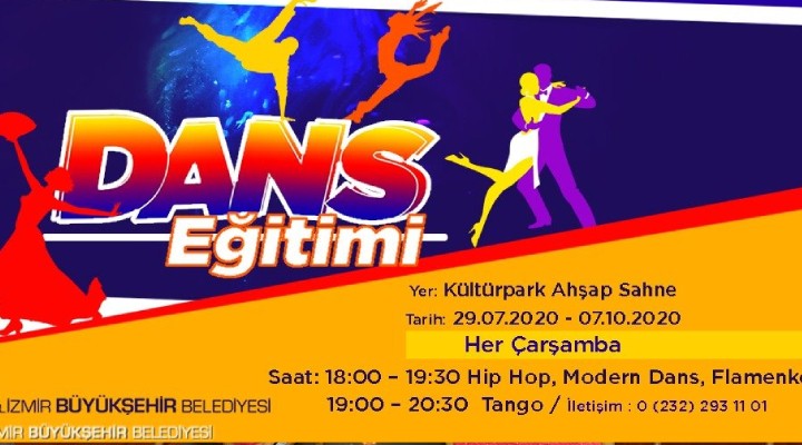 İzmir'de dans eğitimleri başlıyor