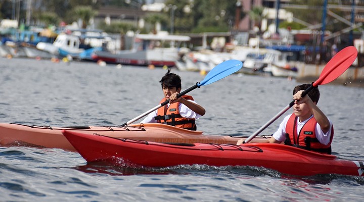 Körfez'de kano yarışları heyecanı