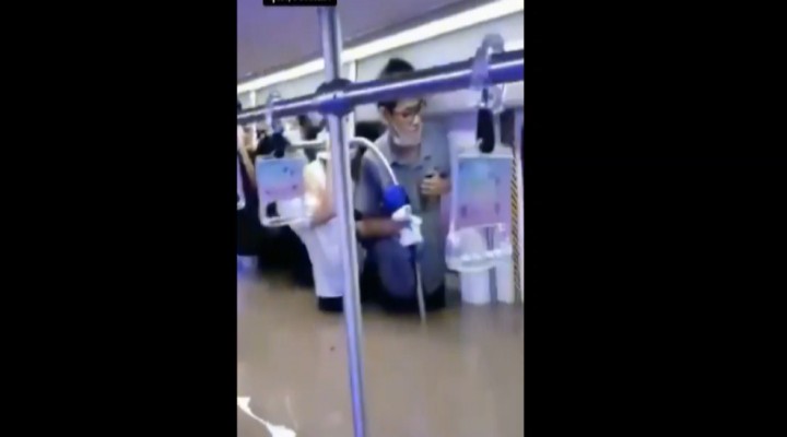 Metroda ölüm kalım mücadelesi!