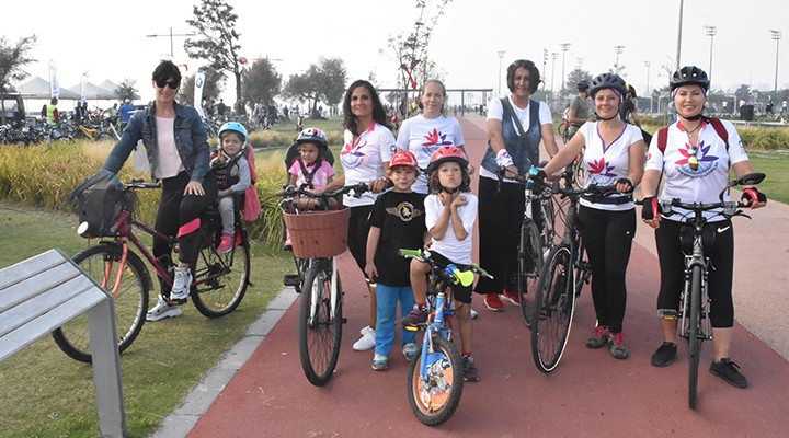 'Bisikletli Anneler' şehir turunda