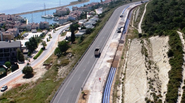 Çeşme altyapısı yenileniyor...