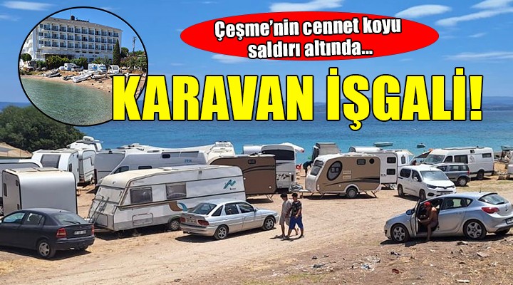 Çeşme'de karavan işgali!