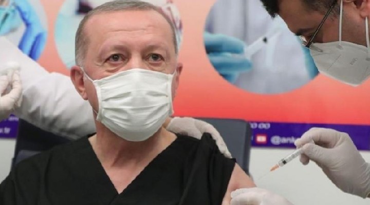 Erdoğan ikinci doz aşıyı oldu