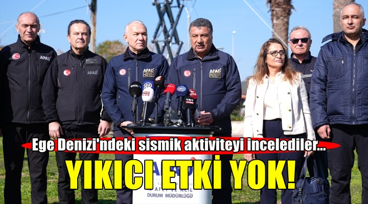 İzmir'de risk değerlendirme toplantısı: Ege Denizi'ni incelediler