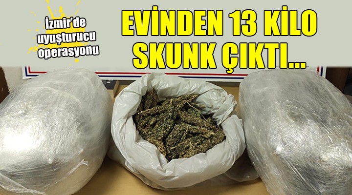 İzmir'de uyuşturucu operasyonu...