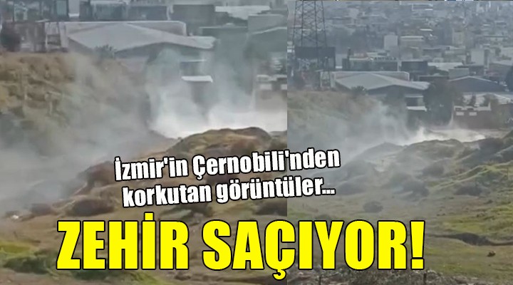 İzmir'in Çernobili'nden korkutan görüntüler...