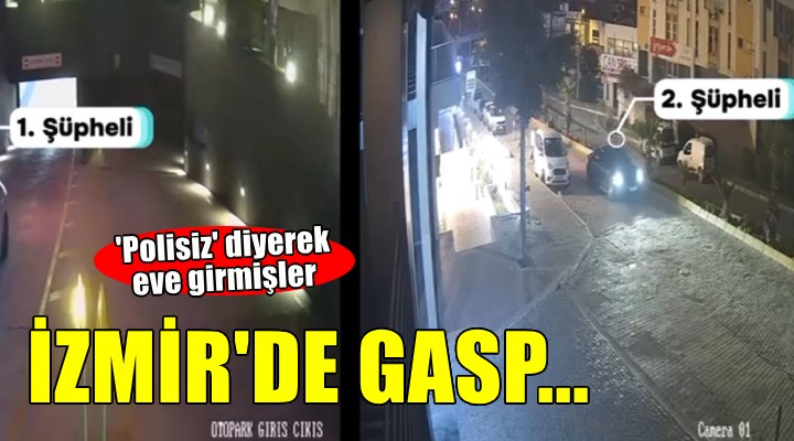 'Polisiz' diye girdikleri evden binlerce euro gasbettiler!