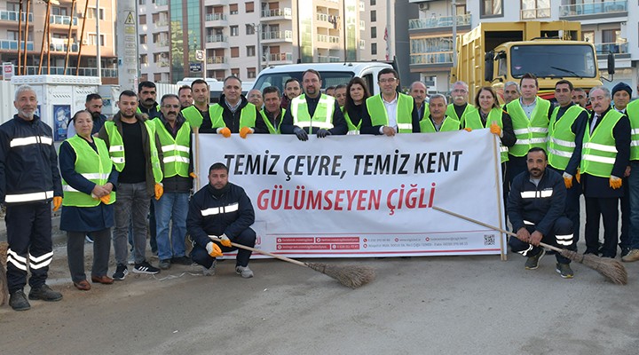 Temizlik ekibi Balatçık'ta..