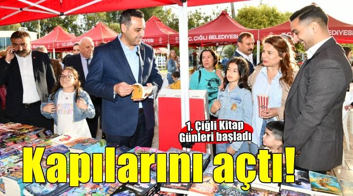 1. Çiğli Kitap Günleri renkli başlangıçla kapılarını açtı