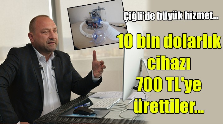 10 bin dolarlık cihazı 700 TL'ye ürettiler...