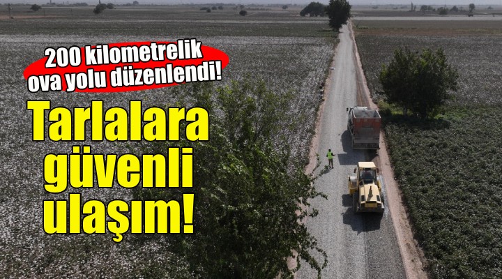 14 ilçede 200 kilometrelik ova yolu düzenlendi!