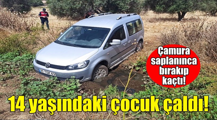 14 yaşındaki çocuk araba çaldı!