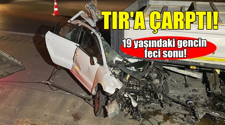 19 yaşındaki gencin faci sonu!