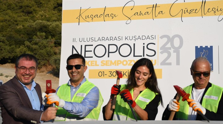 2. Kuşadası Neopolis Heykel Sempozyumu başladı