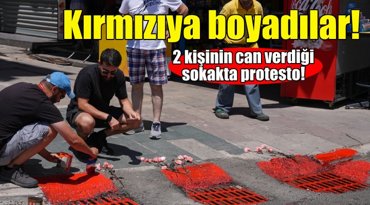 2 kişinin can verdiği sokakta protesto!