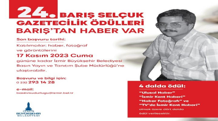 24. Barış Selçuk Gazetecilik Ödülleri’ne başvurular başladı!