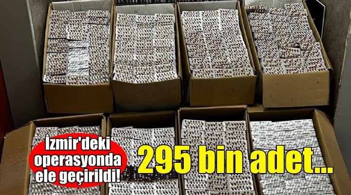 295 bin uyuşturucu hapla yakalandılar!