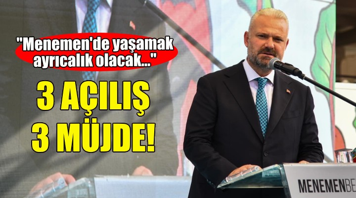 3 açılış yapan Pehlivan'dan yeni müjdeler!