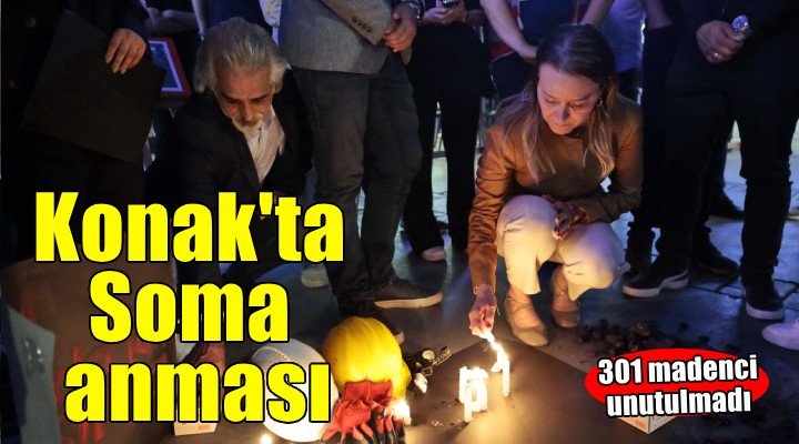 301 madenci Konak'ta anıldı...