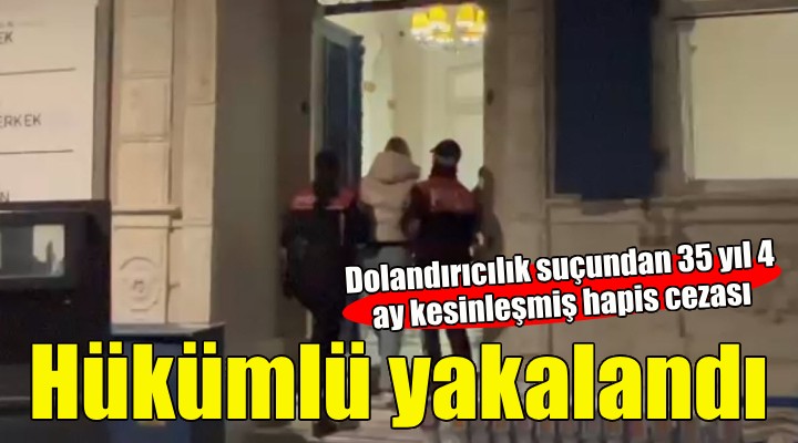 35 yıl kesinleşmiş hapis cezası bulunan hükümlü yakalandı