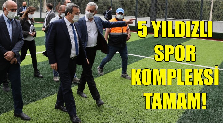 5 yıldızlı spor kompleksi tamamlandı!