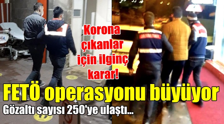 50 ildeki FETÖ operasyonunda gözaltı sayısı 250 oldu