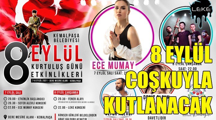 8 Eylül coşkuyla kutlanacak!