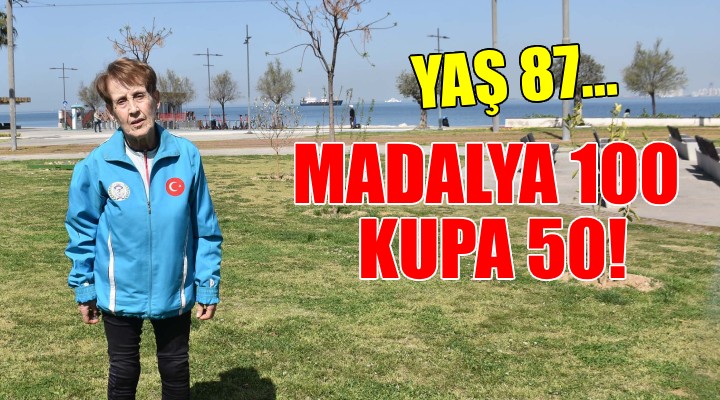 87 yaşındaki emekli binbaşıdan 100'ü aşkın madalya ve 50'e yakın kupa!