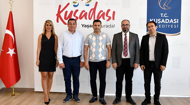 ADÜ Turizm Fakültesi Dekanı Özdoğan'dan Başkan Günel'e ziyaret