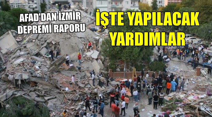 AFAD'dan deprem raporu... İŞTE YAPILACAK YARDIMLAR!