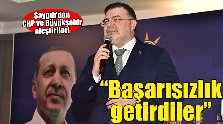 AK Parti İzmir'de delege buluşması.. Saygılı: Sadece kasvet ve başarısızlık getirdiler!