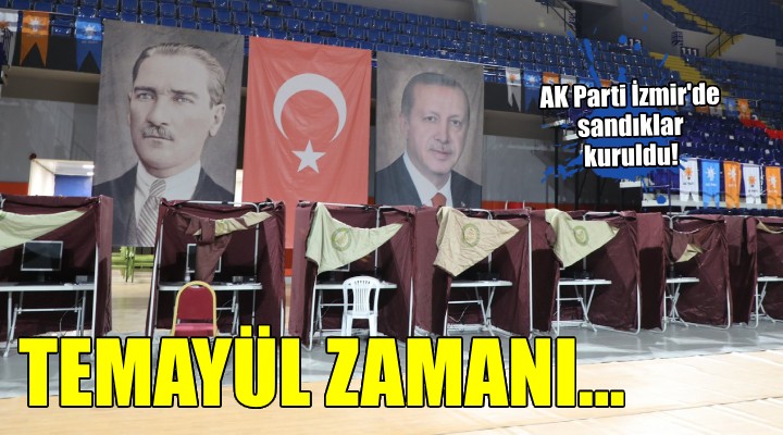 AK Parti İzmir'de temayül heyecanı...