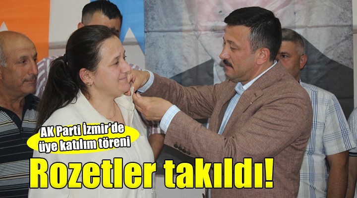 AK Parti İzmir'de üye katılım töreni...