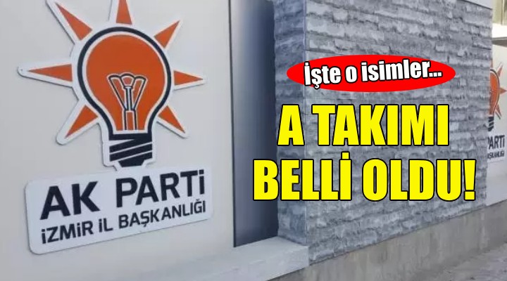 AK Parti İzmir'de yeni yönetim belli oldu!
