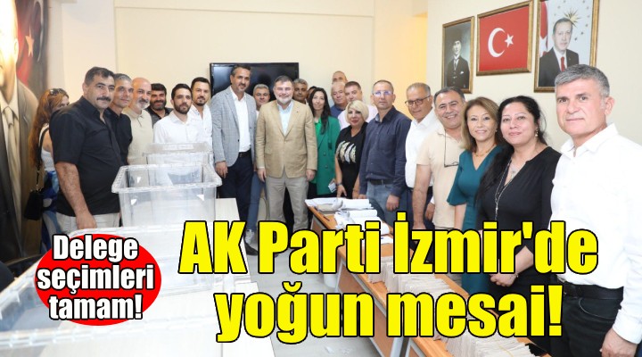 AK Parti İzmir, delege seçimlerini tamamladı!