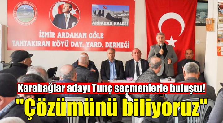 AK Parti adayı Sadık Tunç: Karabağlar'ın sorunlarının çözümünü biliyoruz!