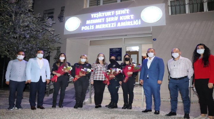 AK Parti'li vekilden kadın polislere ziyaret!