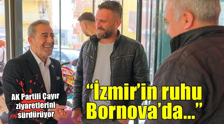 AK Partili Çayır: ''İzmir’in ruhunu Bornova’da hissetmek mümkün’’