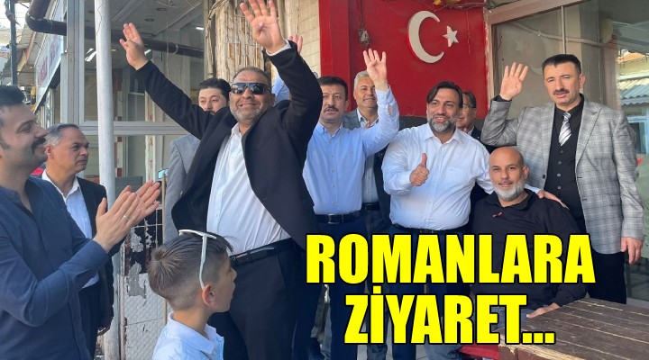 AK Partili Dağ, Bekle ve Başdaş, İzmir'deki Roman mahallelerini ziyaret etti