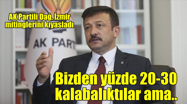 AK Partili Dağ: CHP'nin mitingi bizden yüzde 20-30 daha kalabalıktı ama...