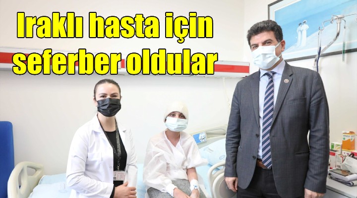 AK Partili Hotar'ın yönettiği DEÜ, Iraklı hasta için seferber oldu