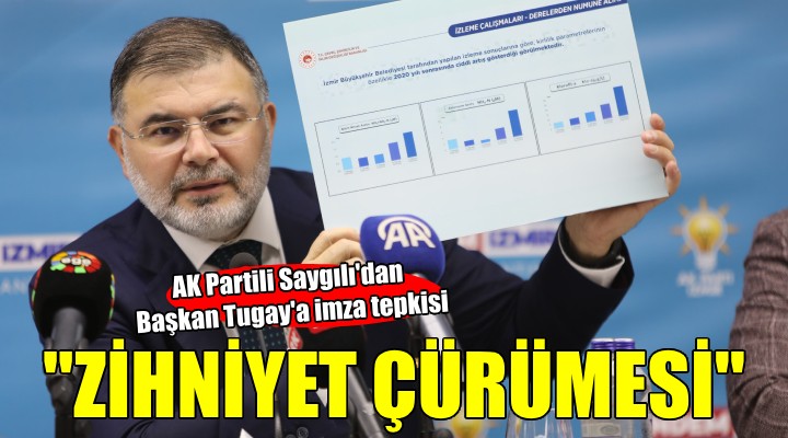 AK Partili Saygılı'dan Başkan Tugay'a 'Acil Eylem Planı' tepkisi...