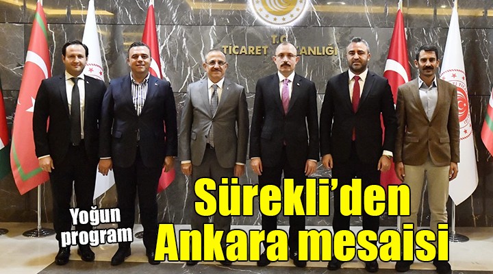 AK Partili Sürekli'den Ankara mesaisi...