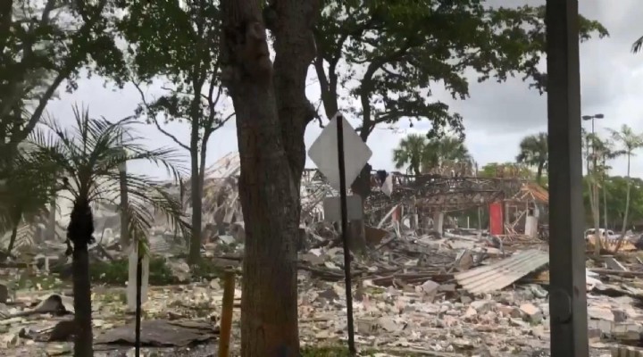 AVM'de patlama… Olay yeri savaş alanına döndü