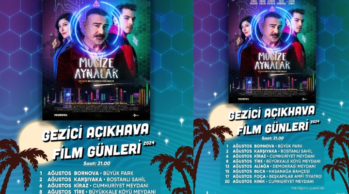 Açık havada film keyfi başlıyor