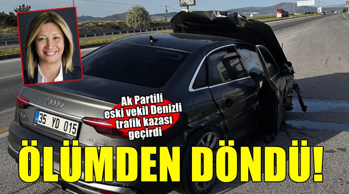 Ak Partili eski vekil trafik kazası geçirdi: Ölümden döndü!