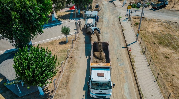 Akarca'da asfalt çalışması başladı!