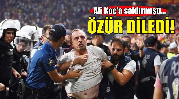 Ali Koç'a saldırmıştı... Özür diledi!