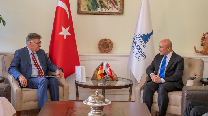 Almanya İzmir Başkonsolosu Schröer Soyer'i ziyaret etti!